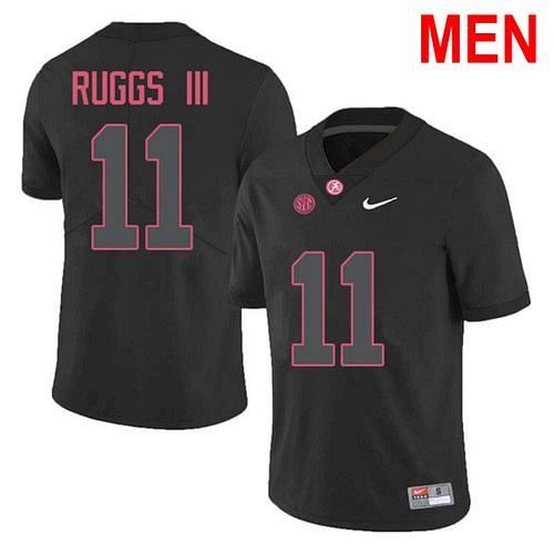 Men Henry Ruggs III Alabama Crimson Tide Black NCAA Football Jersey