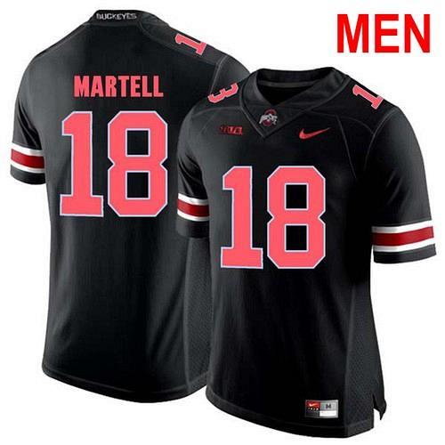 Men Tate Martell Ohio State Buckeyes Black 2021 NCAA Football Jersey