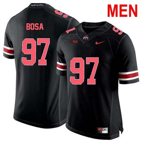Men Nick Bosa Ohio State Buckeyes Black 2021 NCAA Football Jersey