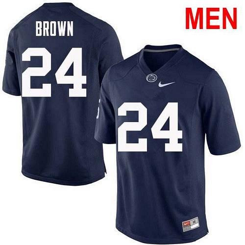 Men #24 DJ Brown Penn State Navy 2021 NCAA Football Jersey