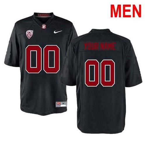 Men Custom Stanford Cardinal Black 2021 NCAA Football Jersey