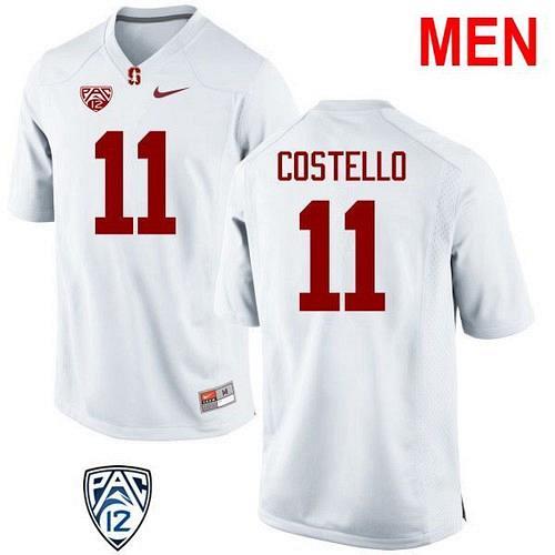 Men K. J. Costello Stanford Cardinal White 2021 NCAA Football Jersey