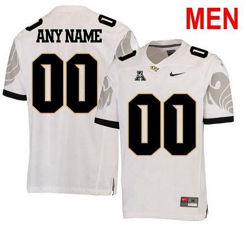 Men Custom UCF Knights White 2021 NCAA Football Jersey