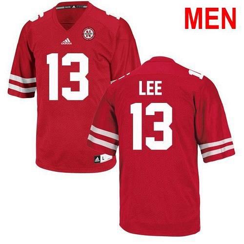 Men 13 Tanner Lee Nebraska Cornhuskers Red 2021 NCAA Football Jersey