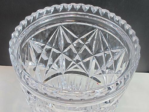 Signed Royal crystal jar with lid for