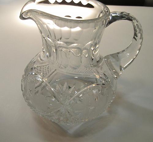 Cut glass Pitcher lead crystal