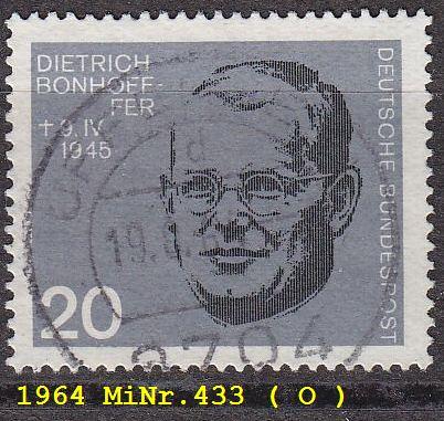 GERMANY BUND [1964] MiNr 0433 ( O/used )