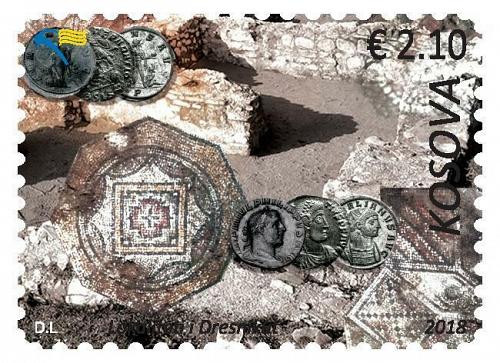 Kosovo Stamps 2018. Heritage - Ancient Locality "Dresnik". Coins. Set MNH