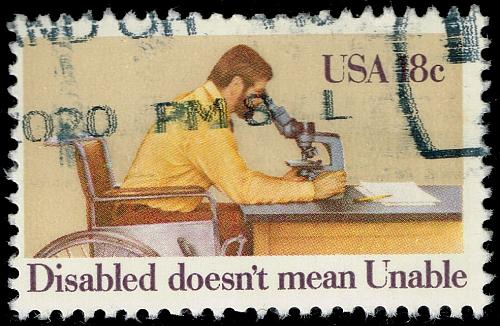 US #1925 Int. Year of the Disabled; Used (2Stars) |USA1925-06