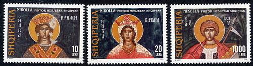 Albania 2004. Nikolla - Albanian medieval painter, art. Set MNH Mi. 2983-85