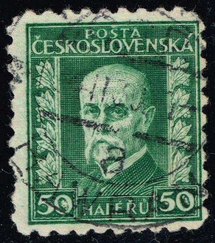 Czechoslovakia #128 President Masaryk; Used (2Stars) |CZE0128-08XRS