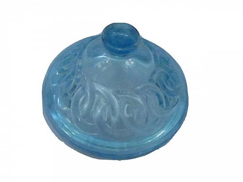 Replacement Glass Lid Depression blue, Made in USA ,