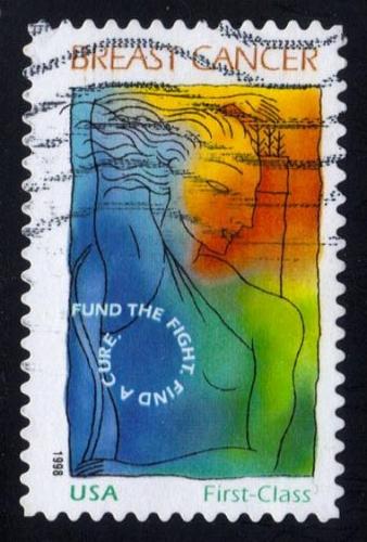US #B1 Breast Cancer Awareness; Used (2Stars) |USAB01-03