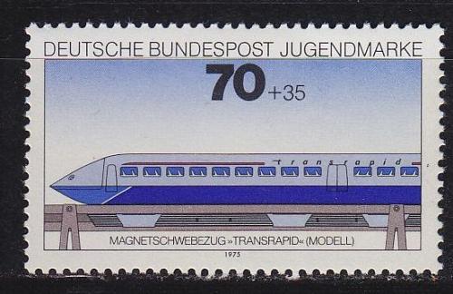 GERMANY BUND [1975] MiNr 0839 ( **/mnh ) Eisenbahn