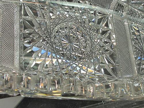 ABP Crystal Cut Glass celery flashy