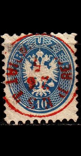&Ouml;STERREICH AUSTRIA [1863] MiNr 0033 ( O/used ) [01] O-rot