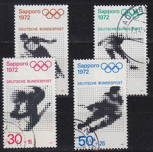 GERMANY BUND [1971] MiNr 0680-83 ( O/used ) Olympiade