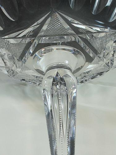 American Brilliant Period Cut Glass compote, Antique for
