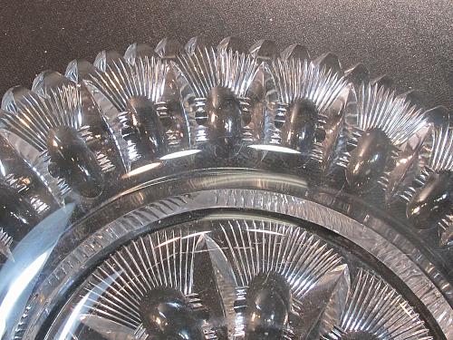 ABP cut glass under plate American brilliant