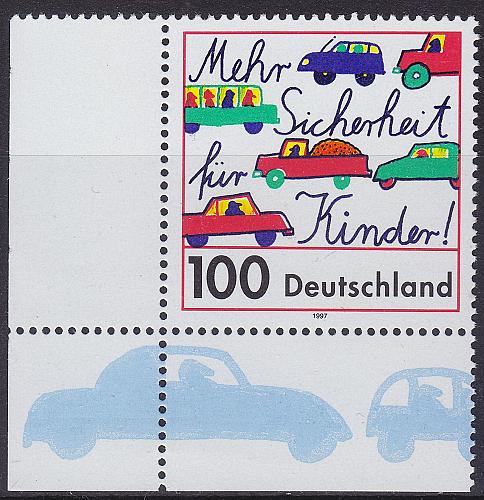 GERMANY BUND [1997] MiNr 1897 F6 ( **/mnh ) Plattenfehler