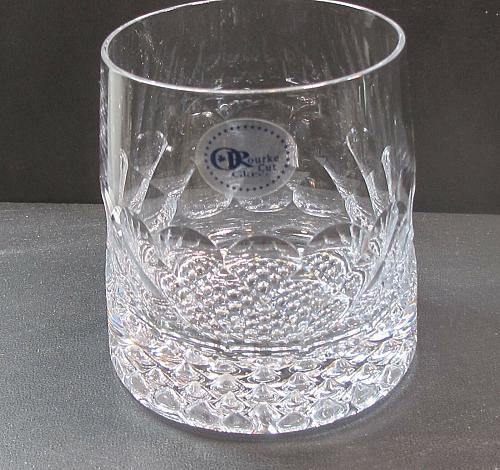 Hand CUT GLASS DOR crystal honeycomb ORourke