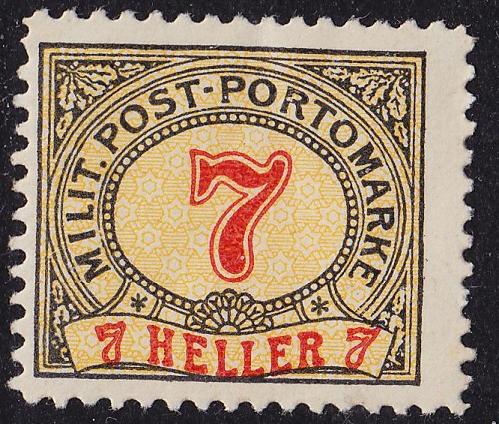 &Ouml;STERREICH AUSTRIA [BosHerz Porto] MiNr 0007 A ( **/mnh )