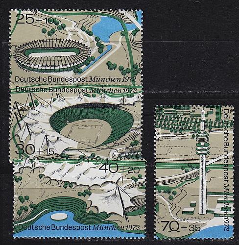 GERMANY BUND [1972] MiNr 0723-26 ( **/mnh ) Olympiade