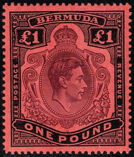 Bermuda #128b King George VI; Unused (4Stars) |BER0128b-02XVK