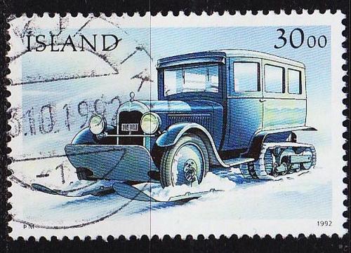 ISLAND ICELAND [1992] MiNr 0771 ( O/used ) Auto