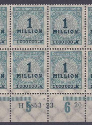 GERMANY REICH [1923] MiNr 0314 AP HAN ( **/mnh ) [01] H 5853.23