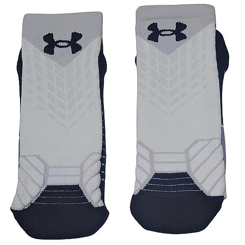 Under Armour UA BASKETBALL Black Crew Socks MENS L 9-12.5 Womens 11-13 Cushioned