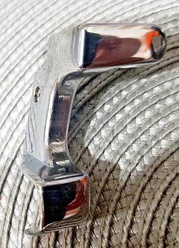 Alfa Romeo Spider Top B Pillar Chrome cover molding Trim Right n Left set (#2