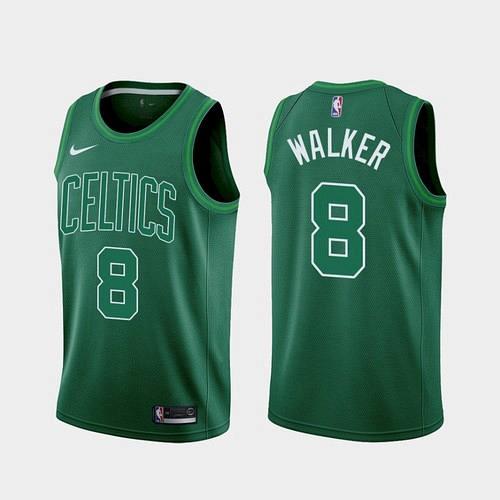 Men's Boston Celtics Kemba Walker 2021 Earned Green Jersey