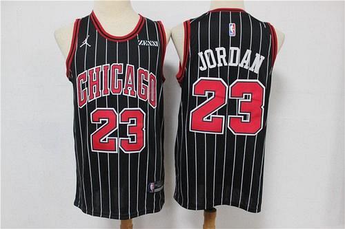Men's Chicago Bulls #23 Michael Jordan 2020 Black Jersey
