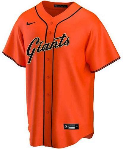 Men Orange San Francisco Giants Alternate Replica Team Jersey