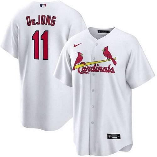 Men Paul DeJong St. Louis Cardinals White Home Official Replica Player Jersey