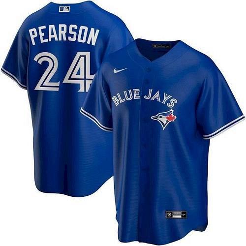 Men Nate Pearson Toronto Blue Jays Royal Replica Player Name Jersey