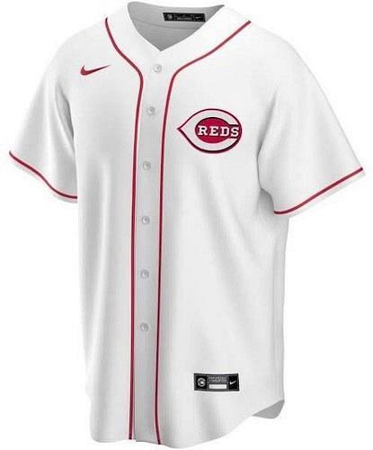 Men White Cincinnati Reds Home Replica Team Jersey