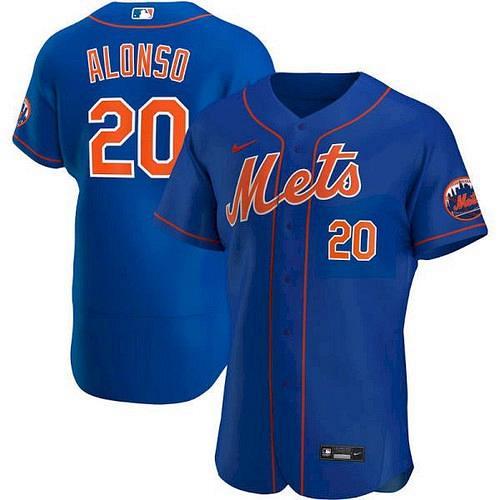 Men Pete Alonso New York Mets Royal Alternate Authentic Player Jersey