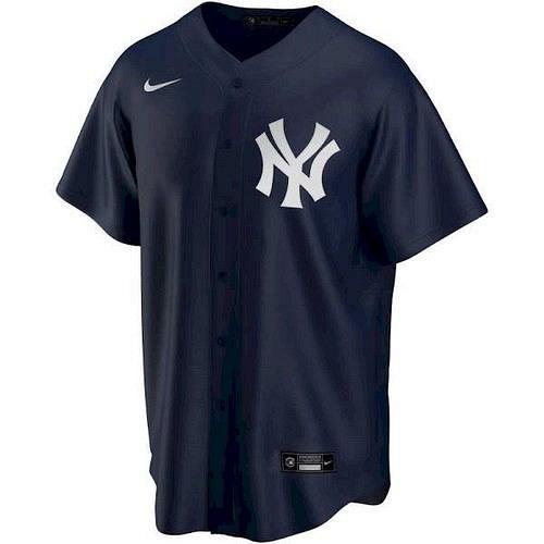 Men Navy New York Yankees Alternate Replica Team Jersey