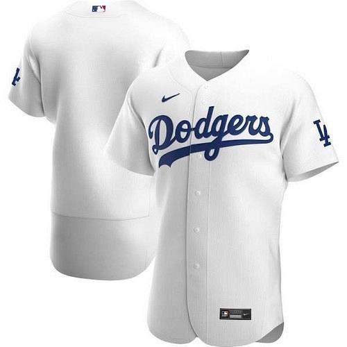 Men's Los Angeles Dodgers White Home Authentic Team Jersey