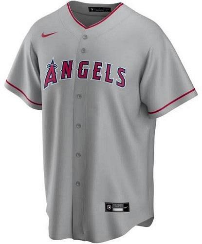 Men Gray Los Angeles Angels Road 2020 Replica Team Jersey