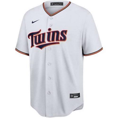 Men White Minnesota Twins Home Replica Team Jersey