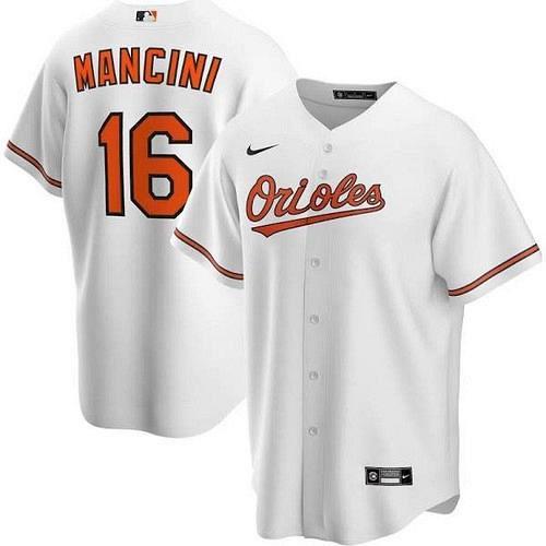 Men's Trey Mancini Baltimore Orioles White Home Replica Player Name Jersey
