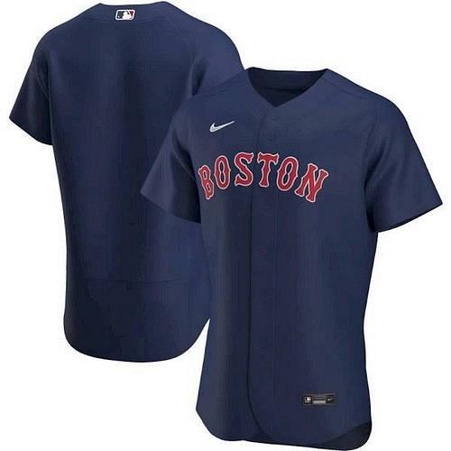 Men's Boston Red Sox Navy Alternate Authentic Team Jersey