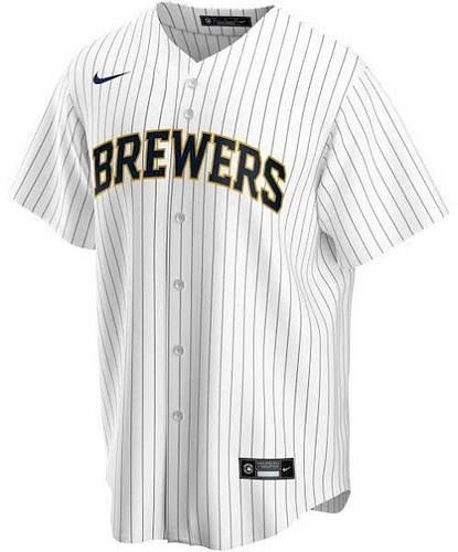 Men's White Milwaukee Brewers Home 2020 Replica Jersey