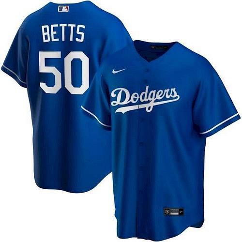 Men's Mookie Betts Royal Los Angeles Dodgers 2020 Alternate Official Replica Player