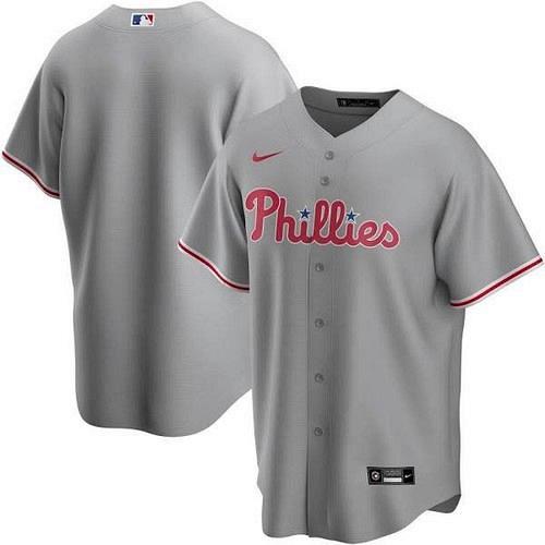 Men's Philadelphia Phillies Gray Road 2020 Replica Team Jersey
