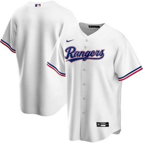 Men's Texas Rangers White Home Replica Team Jersey