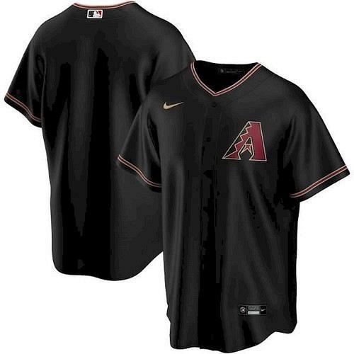 Men Black Arizona Diamondbacks Alternate Replica Team Jersey